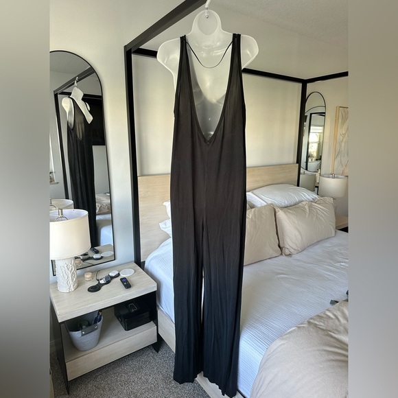 Lululemon Principal Dancer Oversized Slinky Semi-Sheer Jumpsuit in Black, 10 - Picture 7 of 10